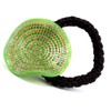 Ponytail Holders for Women Faux Rhinestone Large Round Circle Hair