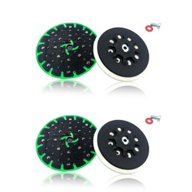 Upgraded 202460 6-Inch Hard Back-up Sanding Pad Compatible with ETS 150/3 EQ, ETS EC 150/5 EQ, ETS 150/3 EQ, ETS 150/5 EQ Sander, 17/48-Hole Disc (2Pack)