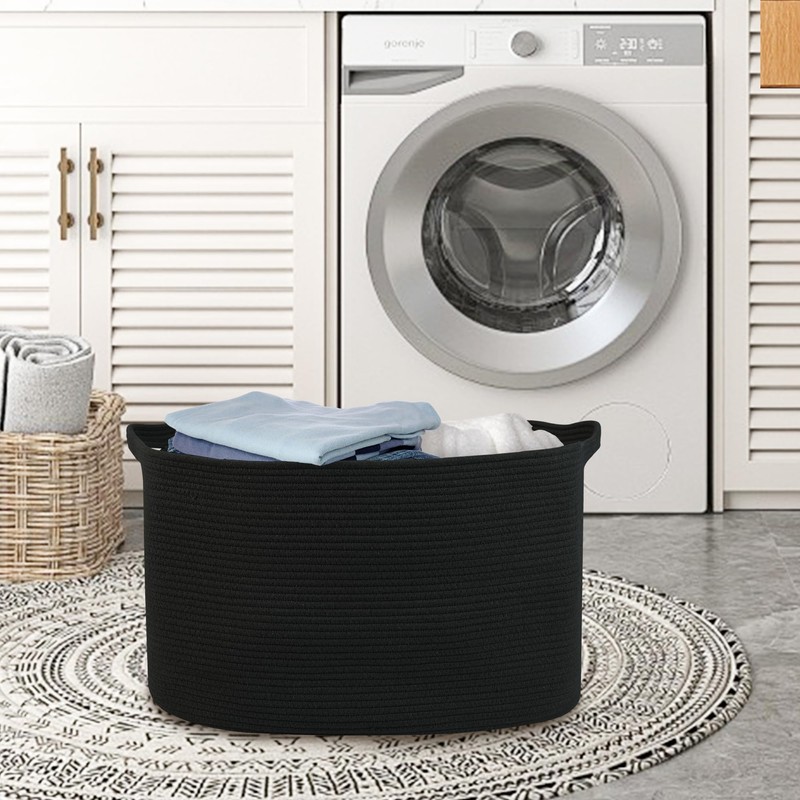 MEGASKET Extra Large Rectangle Storage Basket, 23.6" x 17" x
