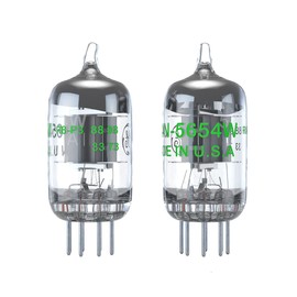 Fosi Audio Vacuum Tube 7 Pin 5654W TUBE-01 (J) TUBE-02 (J) TUBE-03(J) 6AK5 6J1 6J1P EF95 Replaceable 2 PCS Preamp Electronic Vacuum Tube Series Power Amplifier Grade Pairing Tube Vacuum Tube Set of 2