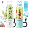 2PCS Portable Personal Blender 17 OZ/500 ML Juicer, 175W Personal