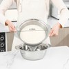 304 Stainless Steel Microporous Colander with Handle, Rice Washers Microporous