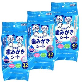 Pet Pro Toothpaste Sheet, 32 Sheets x 3 Pieces Set (Bulk Purchase)