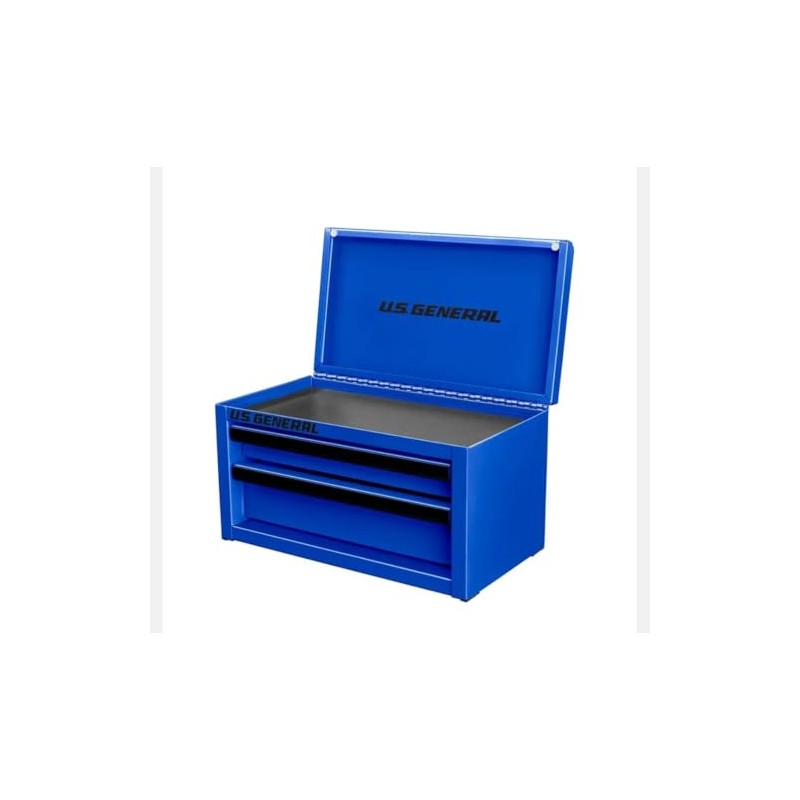 U.S. GENERAL U.S. GENERAL MINI STEEL TOOLBOX, 2 Drawers with