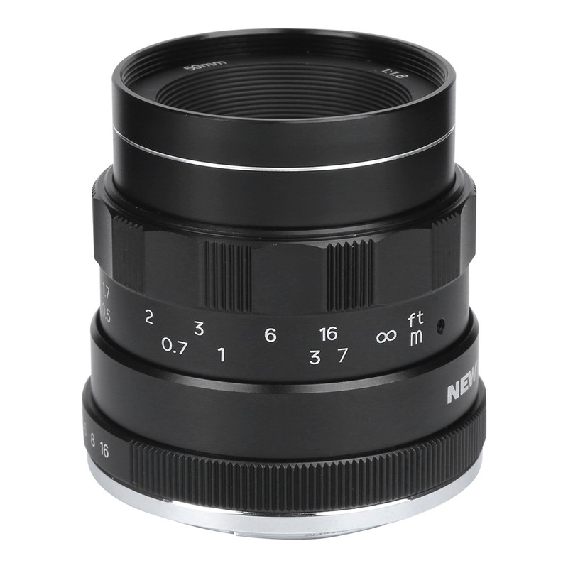 NEWYI 50mm F1.8 E Mount Large Aperture Portrait Manual Lens