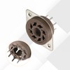 MECCANIXITY 8 pins PCB Tube Socket Ceramics, Vacuum Tube Protect