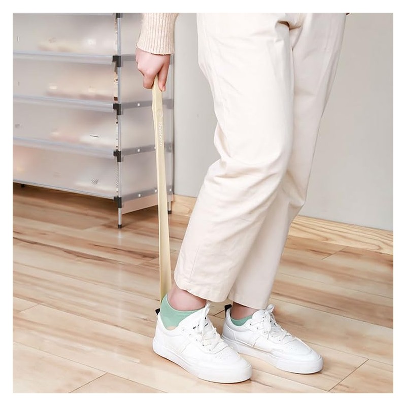 Goib Elegant 25-Inch Wall-Mounted Shoehorn – Sleek Long with Hidden