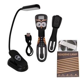 Bookmark Light, Clip-On Eye-Caring Book Light with Flexible Design, Dimmable LED Reading Light