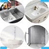 WJCCLYJC 5.5 in Shower Hair Drain Catcher with Weighted Metal