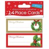 24 x Christmas Xmas Place Cards Table Name Settings -