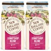 New England Coffee, Donut Shop Blend Medium Roast Ground Coffee, 11 Ounce Bags