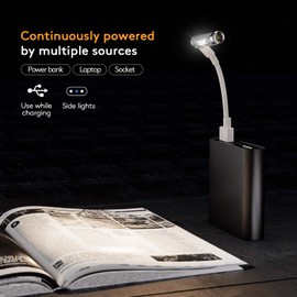 RovyVon Aurora A7x XP-G3 LED Keychain Flashlights, Rechaegeable Max 650 High Lumen Super Bright with EDC Small Size,8 Mode,Glow Blue Light,Perfect for Kids Christmast Gift Camping Emergencies Outdoor