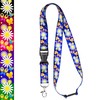 Rolseley Lanyard neck strap Daisy for id badge holder with