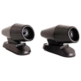 RoadPro RP17380 Deer / Animal Safety Alert Warning Whistles - BLACK Pack of 2