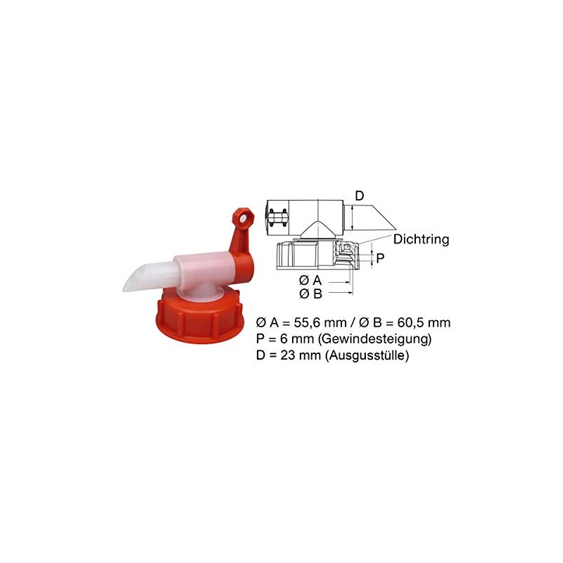 Sabeu Fluxx® AH 23/61 Outlet Tap Dosing Tap for 15-60