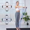 Tanning Cross Rowing Band for Pilates & Yoga SD-251185 Blue-ONE