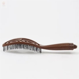 Hair Care Product Hair Brush Massage Brown Set for daily shower and hair routines, Korean beauty hair care item, and Personal Care