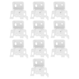 10PCS Roman Blinds Fixing Brackets for Top Or Face Fixing Metal Venetian Blinds Fixed Support Window-Shades Fastener with Swivel Design