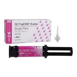 GC 012951 FujiCEM Evolve Glass Ionomer Dental Cement Single Pack 012948