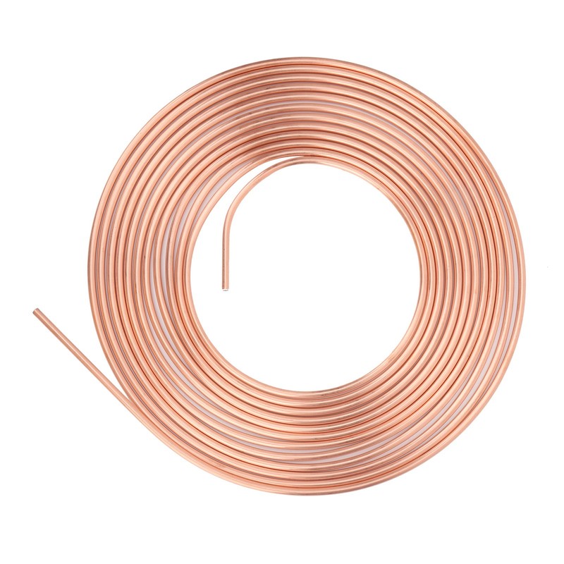 3/16in OD 25ft Copper Nickel Brake Line Tubing Kit Coil