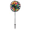 In the Breeze 14-Inch Duo Kaleidoscope Wheel Spinner, Outdoor Ground