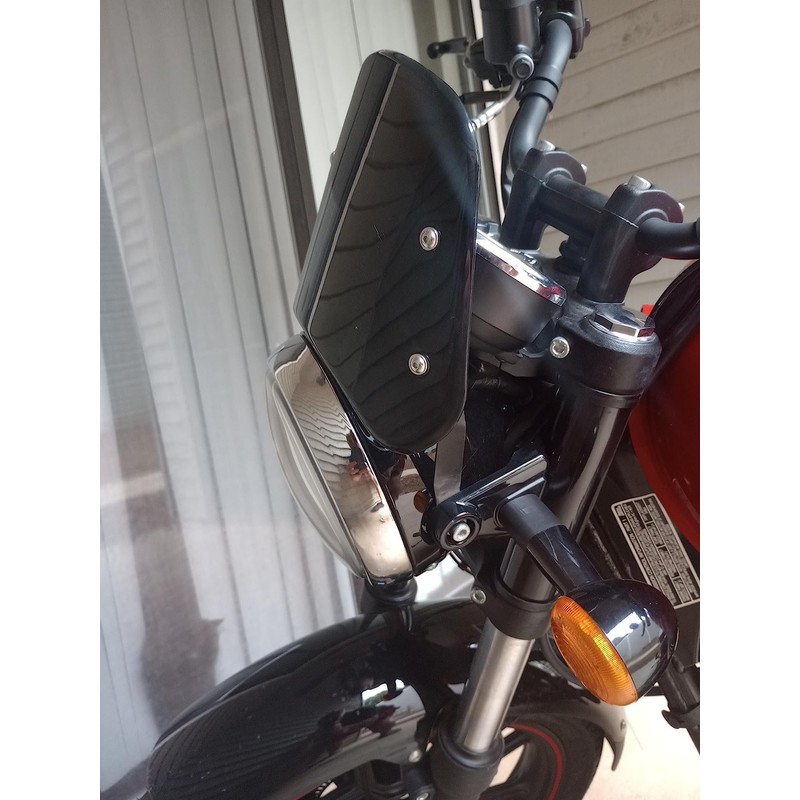 SINLIRU Motorcycle Windshield Front Fly Screen Universal Windscreen