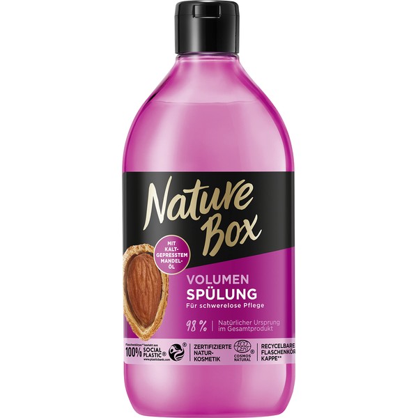 Nature Box Almond Oil Volume Conditioner 385ml