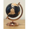 EXERZ 13cm Globe with Bronze Base, Handcraft Decorative Globe SI-3937