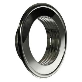 Stainless Steel Flue Pipe Chimney Attachment Stove Knee Stove Pipe Exhaust Pipes Rosette Rain Hat Pipe Bow T-Piece Chimney Hood Base Plate (DN 120 mm, Rosette)