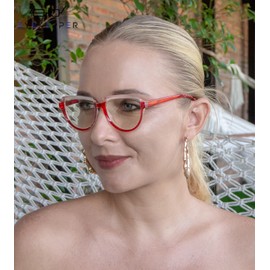 Eyekepper 4 Pack Reading Glasses Blue Light Blocking Half Moon Computer Readers +2.50