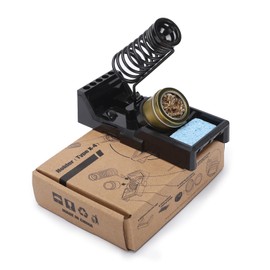 YIHUA X-4 Premium Lötkolbenhalter mit Messingwolle, Reinigungsschwamm und Lötspitzenschlitzen