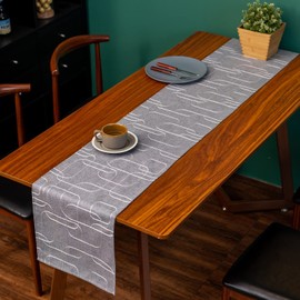Table Runner,Dresser Runner 30x180cm,Machine Washable for Wedding Party Banquet,Kitchen Dining Room ,Holiday, Home Décor, Dresser Scarf 12x71"