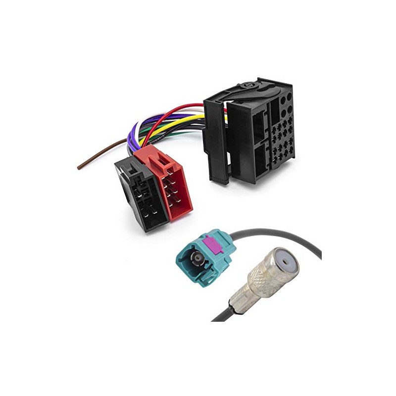 Radio Antenna Adapter Auto ISO Cable Quadlock MOST Plug