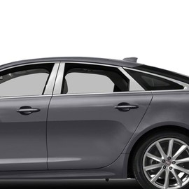 Pillar Post for 2010-2019 Jaguar XJ (Stainless Steel) (6 Piece w/Triangle as one)