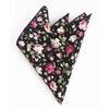 Floral Bow Tie Pocket Square Set Novelty for Men Patterned