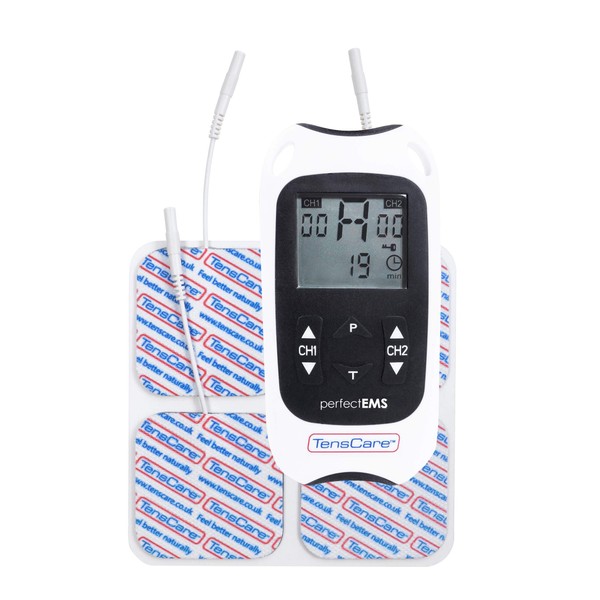 TensCare Perfect EMS - Muscle Stimulation and Pain Management in an Electrotherapy Device (TENS and EMS)