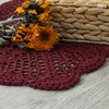 kilofly Handmade Crochet Lace Rectangular Table Runner 15 x 51