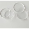 MEYA Set of 20pcs Clear Acrylic Discs, Plexiglass Laser Cut