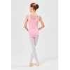 Ballet leotard "Lissy" with wide straps, Pink, 128/134 9-10 years