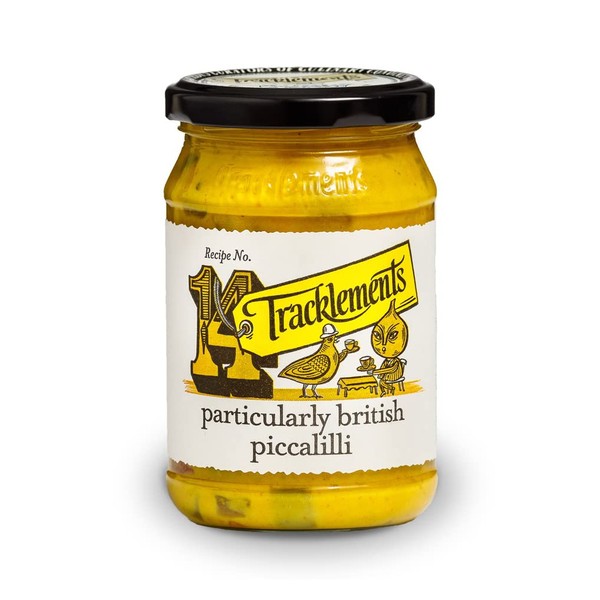 Tracklements Particularly British Piccalilli, The Ideal Condiment for Cheddar, Cold Meats and Pork Pies or Partnered with a Ploughman's Board, Vegetarian and Vegan Friendly, Gluten Free, 270g Jar