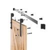 SMARTSTANDARD 5.5ft Barn Door Hardware kit, Barn Door Track, Sliding