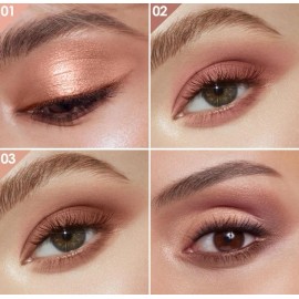 Falocutus 3 PCS Gel Eyeshadow Stick,Cream Matte and Shimmer Eyeshadow Pencil,Waterpr