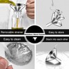Hsthe Sea Mini Stainless Steel Funnels, Multi-use Small Kitchen Funnel