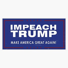 Impeach Trump MAGA Sticker Vinyl Bumper Sticker Decal Waterproof 5"