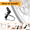 Universal Bike Trailer Hitch Coupler Kit - Steel Bicycle Connector