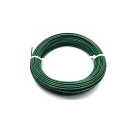 1/16" Coated to 3/32" Diameter, 7x7 Construction, Green Vinyl Coated Cable: 50, 100, 250, 500, 1000, 2500 Ft (100 ft Coil)