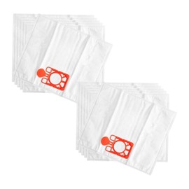 Nispira NVM-1CH Vacuum Cleaner Microfibre Poly Dust Bags for Henry And Hetty Vacuum Bags Numatic Hepa-Flo Nvm-1Ch, 12 Packs