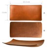atelierCODEL Leather Tray, Trinket Box, Artistic Curve Artisan Shapes from