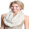 Cream Mobius Infinity Scarf Snood Cowl Tube Round Moebius Shawl