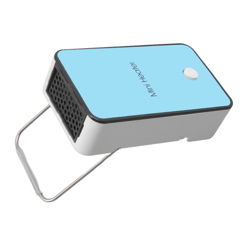 Mini Heater Fast Heating Low Noise Miniwatt Blue Portable Desk